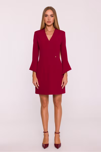 Sukienka Model MOE876 Bordo - Moe — zdjęcie 2
