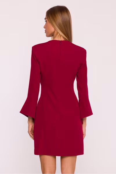 Sukienka Model MOE876 Bordo - Moe — zdjęcie 3