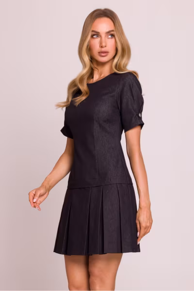 Sukienka Model MOE842 Grafit - Moe — zdjęcie 1