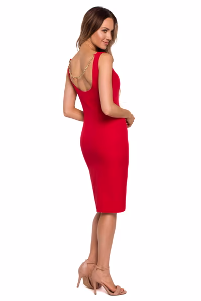 Sukienka Model MOE667 Red - Moe — zdjęcie 2
