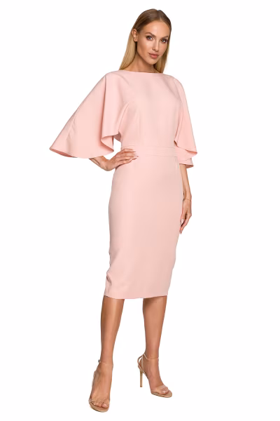 Sukienka Model MOE700 Powder Pink - Moe — zdjęcie 1
