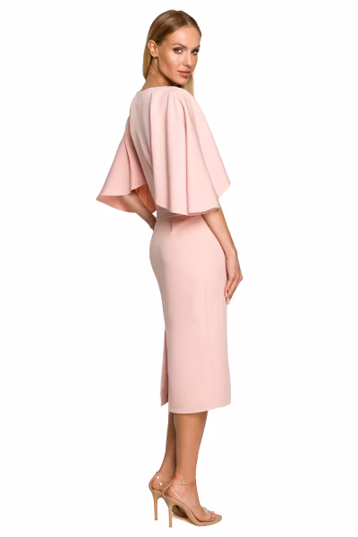 Sukienka Model MOE700 Powder Pink - Moe — zdjęcie 2