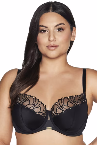 Biustonosz Soft Biustonosz Semi-Soft Model 2114 Black - Ava — zdjęcie 1