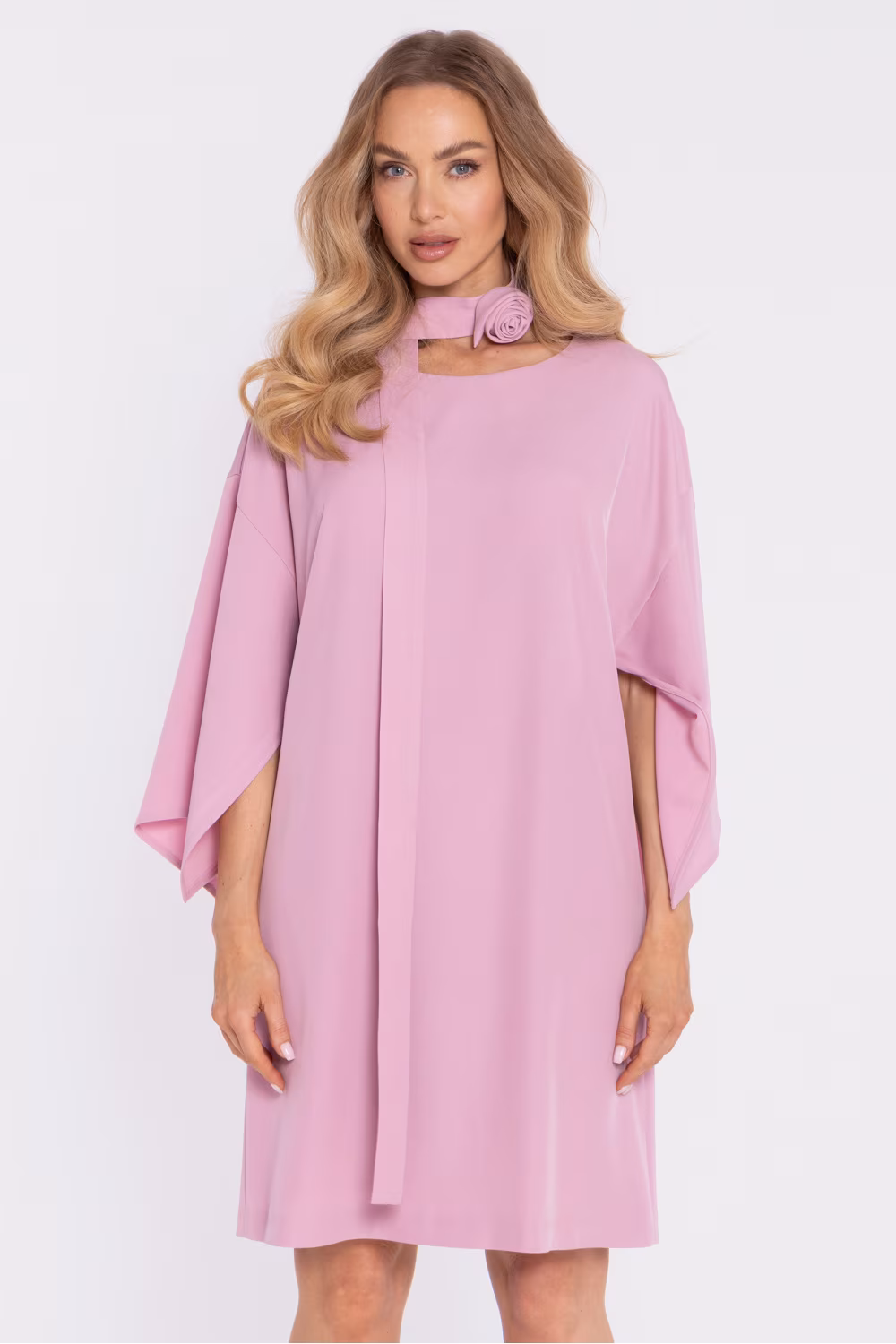Sukienka Model MOE908 Powder Pink - Moe