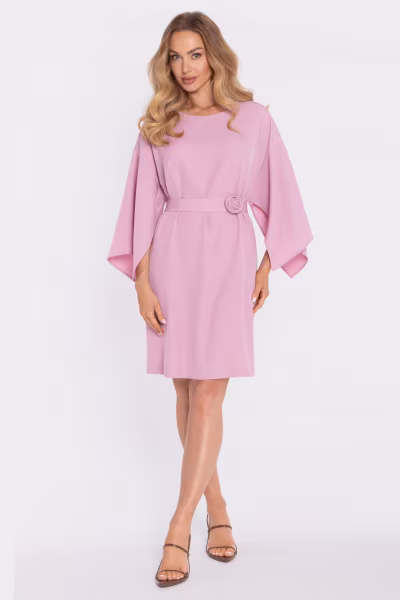 Sukienka Model MOE908 Powder Pink - Moe — zdjęcie 2