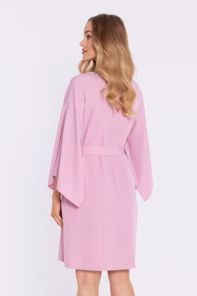 Sukienka Model MOE908 Powder Pink - Moe — zdjęcie 3