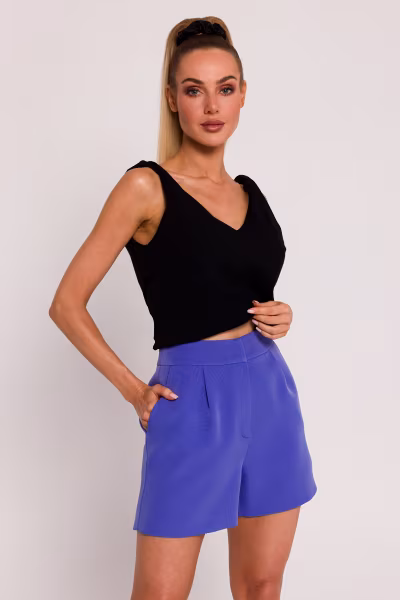 Szorty Damskie Model MOE775 Light Violet - Moe — zdjęcie 1