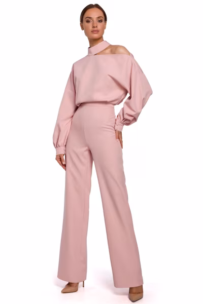 Kombinezon Damski Model MOE528 Powder Pink - Moe — zdjęcie 1