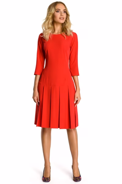 Sukienka Model MOE336 Red - Moe — zdjęcie 1