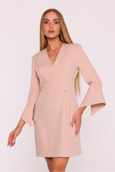 Sukienka Model MOE876 Beige - Moe — zdjęcie 1