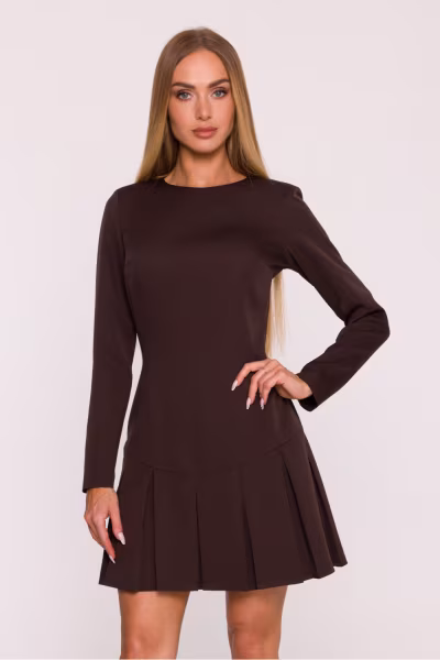 Sukienka Model MOE872 Brown - Moe — zdjęcie 1