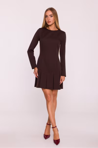 Sukienka Model MOE872 Brown - Moe — zdjęcie 2
