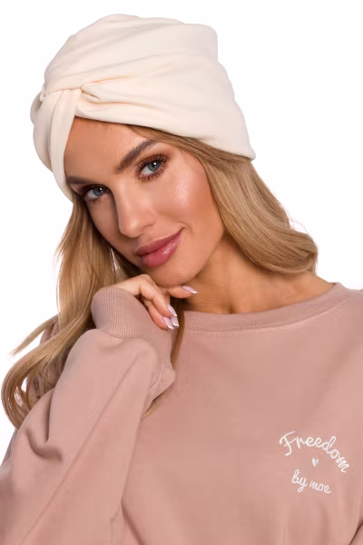 Czapka Model MOE601 Śmietana - Moe — zdjęcie 1