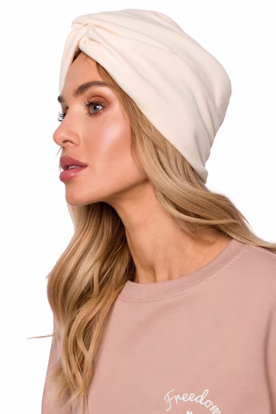 Czapka Model MOE601 Śmietana - Moe — zdjęcie 2