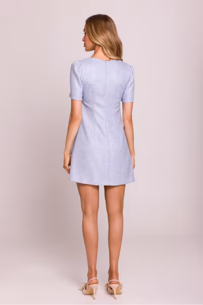 Sukienka Model MOE855 Błękit - Moe — zdjęcie 3