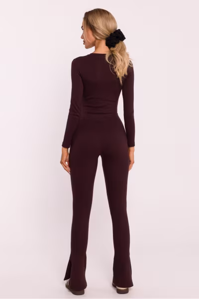 Legginsy Model MOE816 Brown - Moe — zdjęcie 3