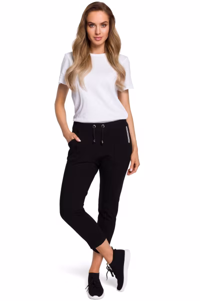 Spodnie Damskie Model MOE411 Black - Moe — zdjęcie 1