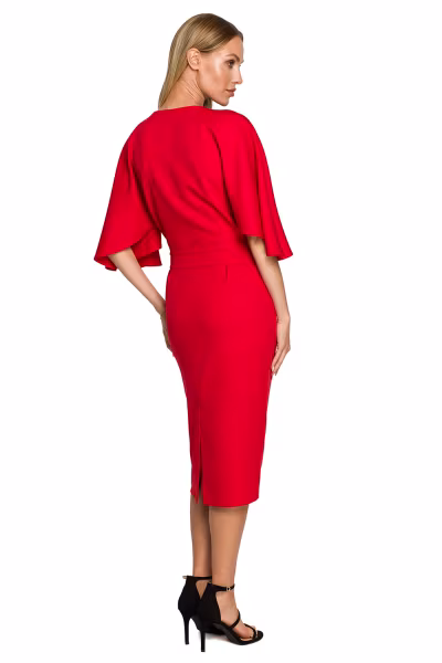 Sukienka Model MOE700 Red - Moe — zdjęcie 2