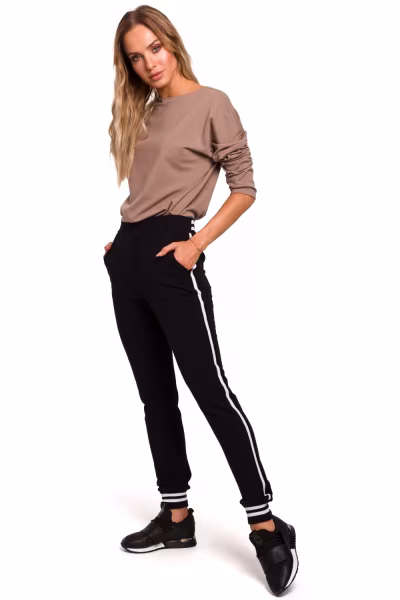 Spodnie Damskie Model MOE460 Black - Moe — zdjęcie 1