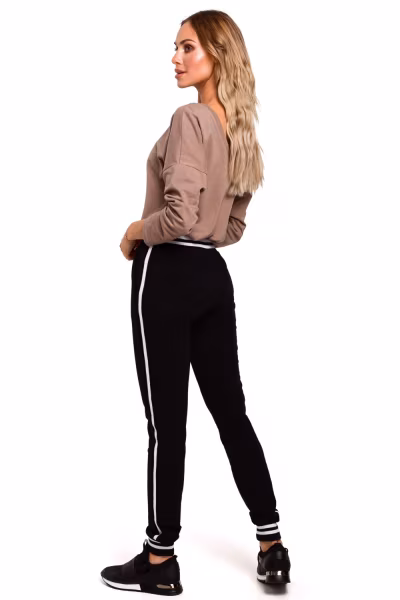 Spodnie Damskie Model MOE460 Black - Moe — zdjęcie 2