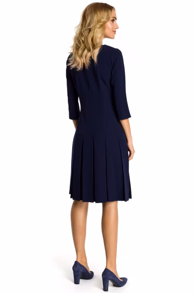 Sukienka Model MOE336 Navy - Moe — zdjęcie 2