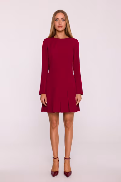Sukienka Model MOE872 Bordo - Moe — zdjęcie 2