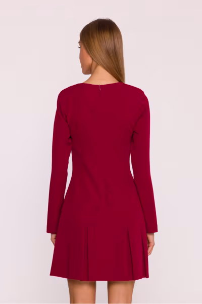 Sukienka Model MOE872 Bordo - Moe — zdjęcie 3