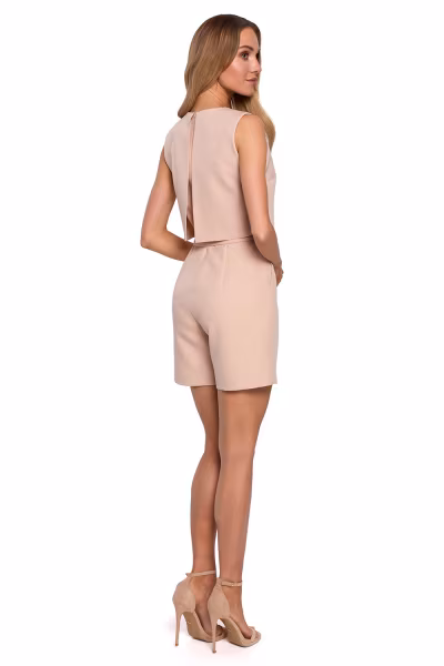 Kombinezon Damski Model MOE574 Beige - Moe — zdjęcie 2
