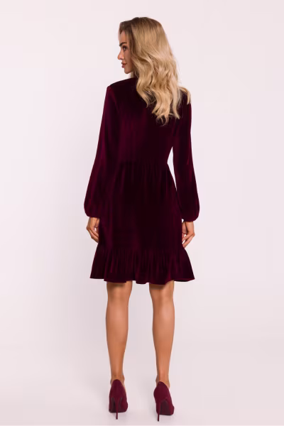 Sukienka Model MOE826 Bordo - Moe — zdjęcie 2