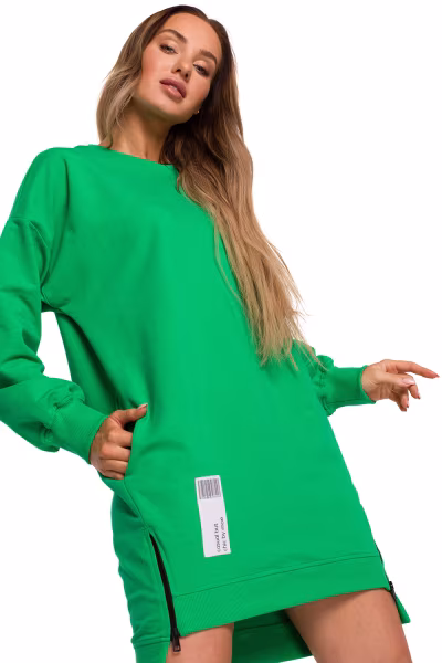 Sukienka Model MOE676 Green - Moe — zdjęcie 1