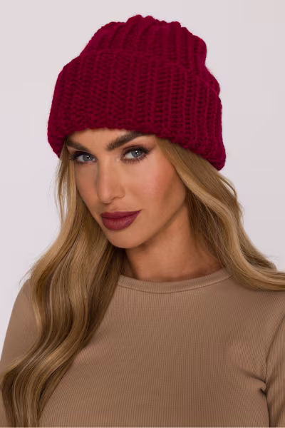 Czapka Damska Model MOE895 Bordo - Moe — zdjęcie 1