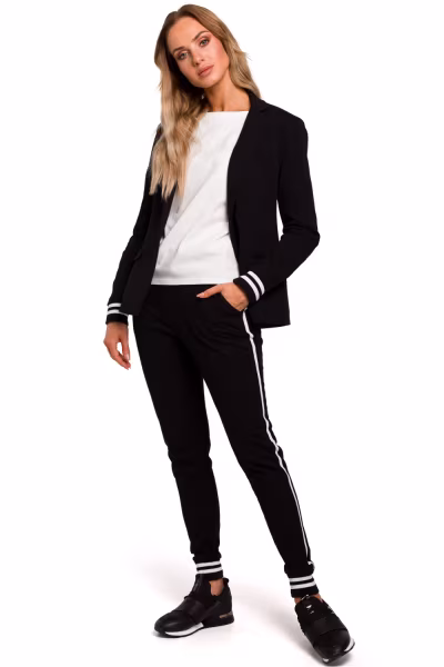 Żakiet Model MOE459 Black - Moe — zdjęcie 2