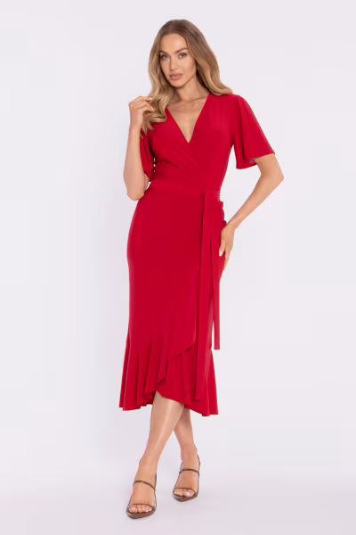 Sukienka Model MOE912 Red - Moe — zdjęcie 2