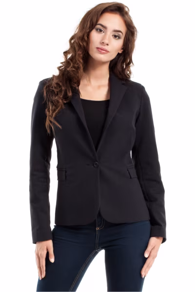 Żakiet Model MOE243 Black - Moe — zdjęcie 1