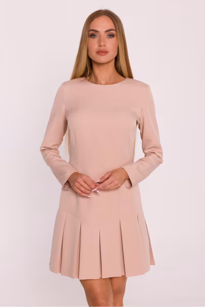 Sukienka Model MOE872 Beige - Moe — zdjęcie 1