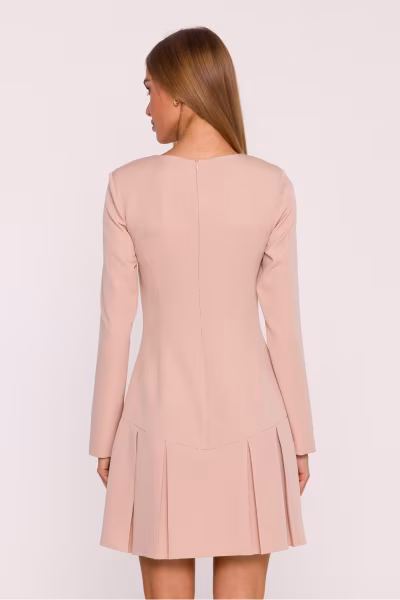 Sukienka Model MOE872 Beige - Moe — zdjęcie 3