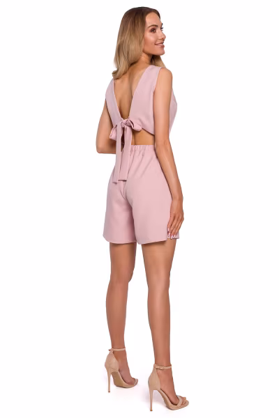 Kombinezon Damski Model MOE573 Powder Pink - Moe — zdjęcie 2