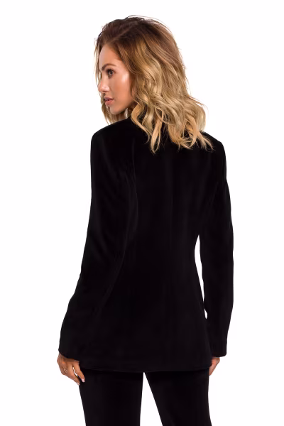 Żakiet Model MOE643 Black - Moe — zdjęcie 3