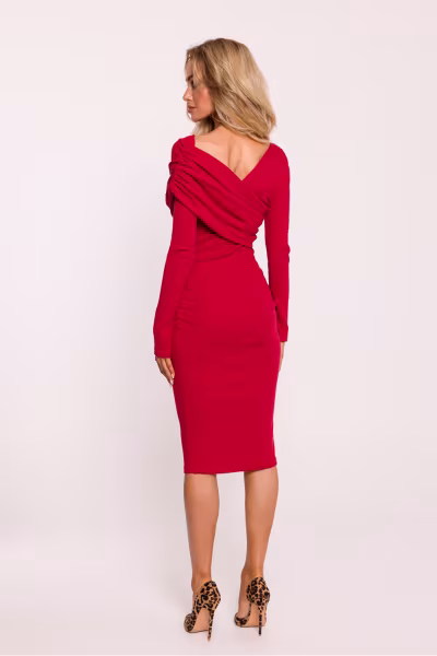 Sukienka Model MOE820 Red - Moe — zdjęcie 2