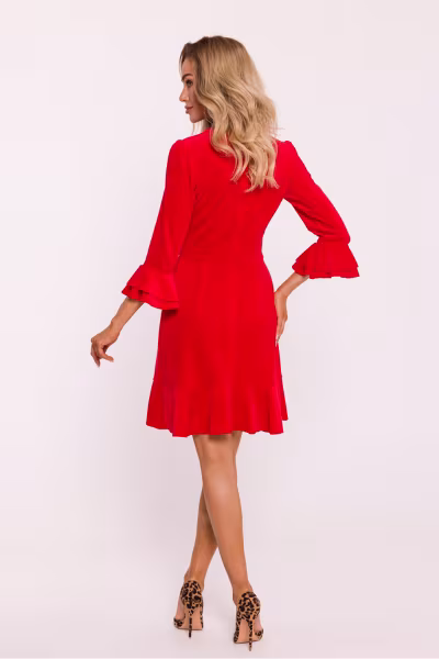 Sukienka Model MOE825 Red - Moe — zdjęcie 3
