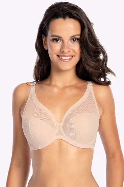Biustonosz Soft Biustonosz Semi-Soft Model Sonia 1058 Beige - Gaia — zdjęcie 1