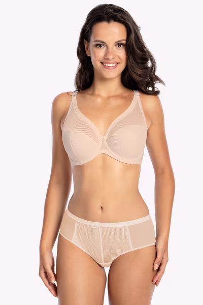 Biustonosz Soft Biustonosz Semi-Soft Model Sonia 1058 Beige - Gaia — zdjęcie 2