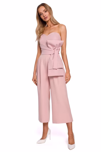 Kombinezon Damski Model MOE571 Powder Pink - Moe — zdjęcie 1
