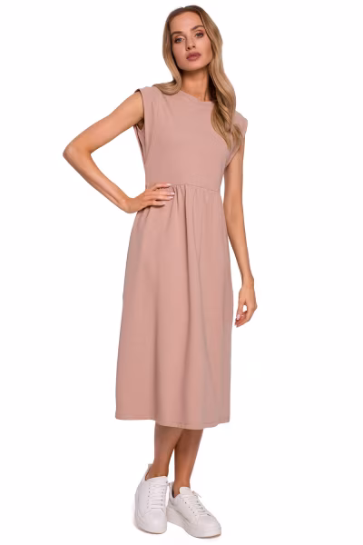 Sukienka Model MOE581 Mocca - Moe — zdjęcie 1