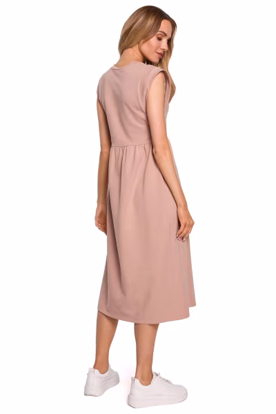 Sukienka Model MOE581 Mocca - Moe — zdjęcie 2