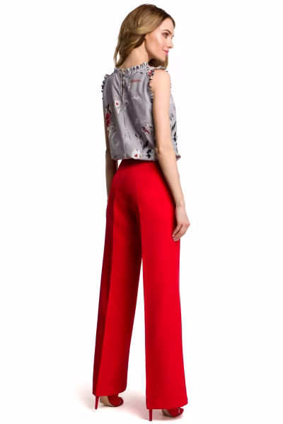 Spodnie Damskie Model MOE378 Red - Moe — zdjęcie 2