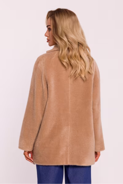 Płaszcz Damski Model MOE808 Beige - Moe — zdjęcie 3
