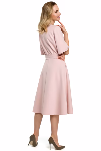Sukienka Model MOE396 Powder Pink - Moe — zdjęcie 2