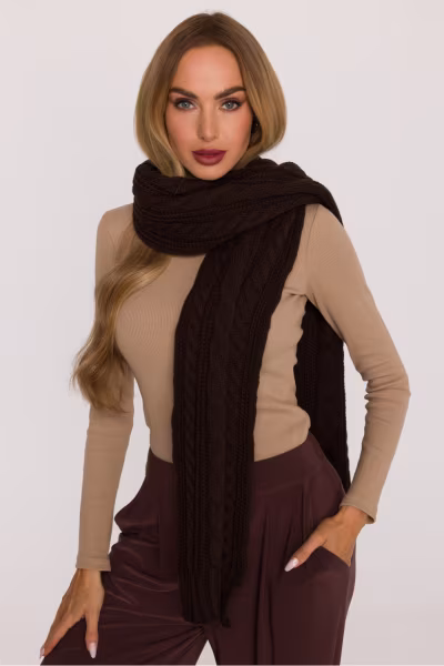 Szal Model MOE898 Brown - Moe — zdjęcie 1