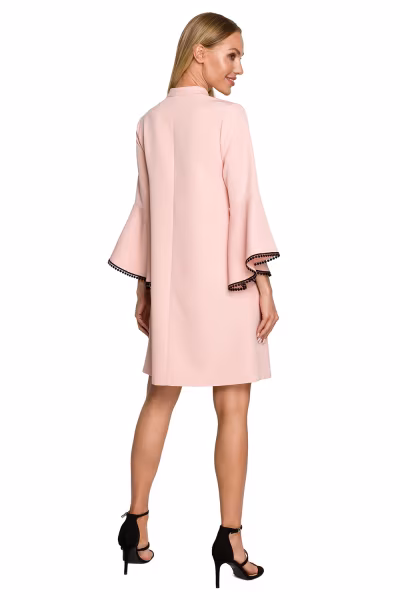 Sukienka Model MOE698 Powder Pink - Moe — zdjęcie 2